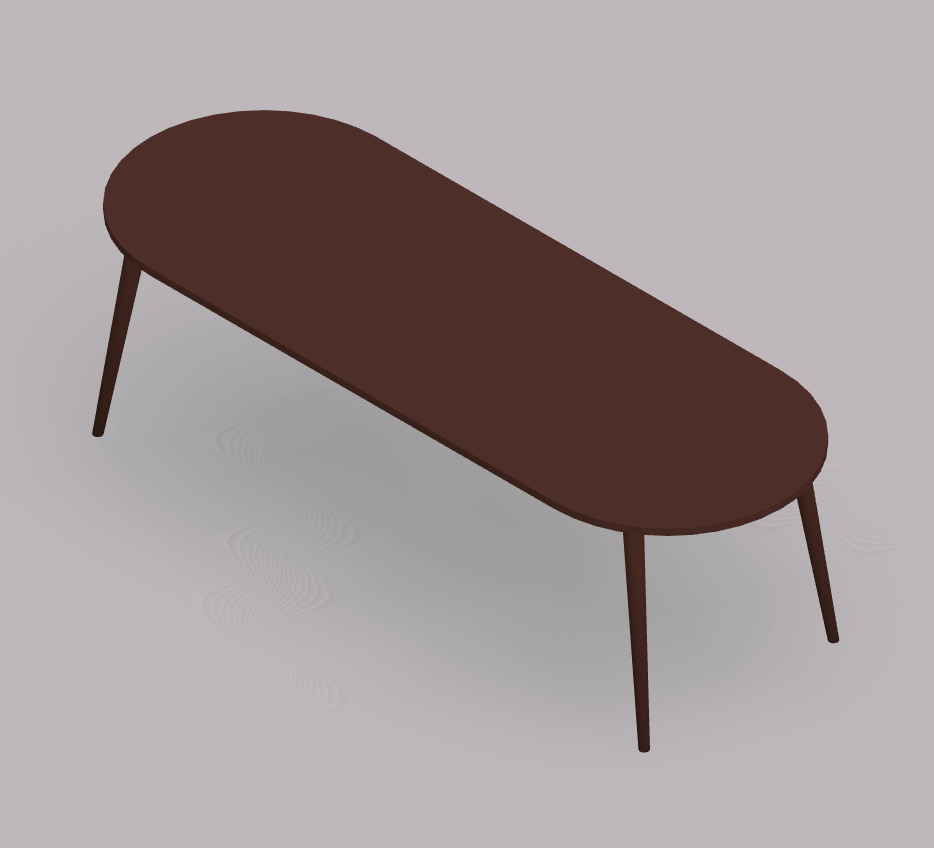 Dining Table Oval 10 12
