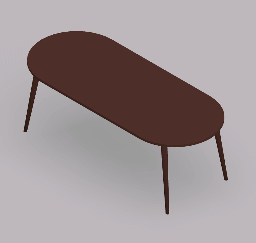 Dining Table Oval 8 10