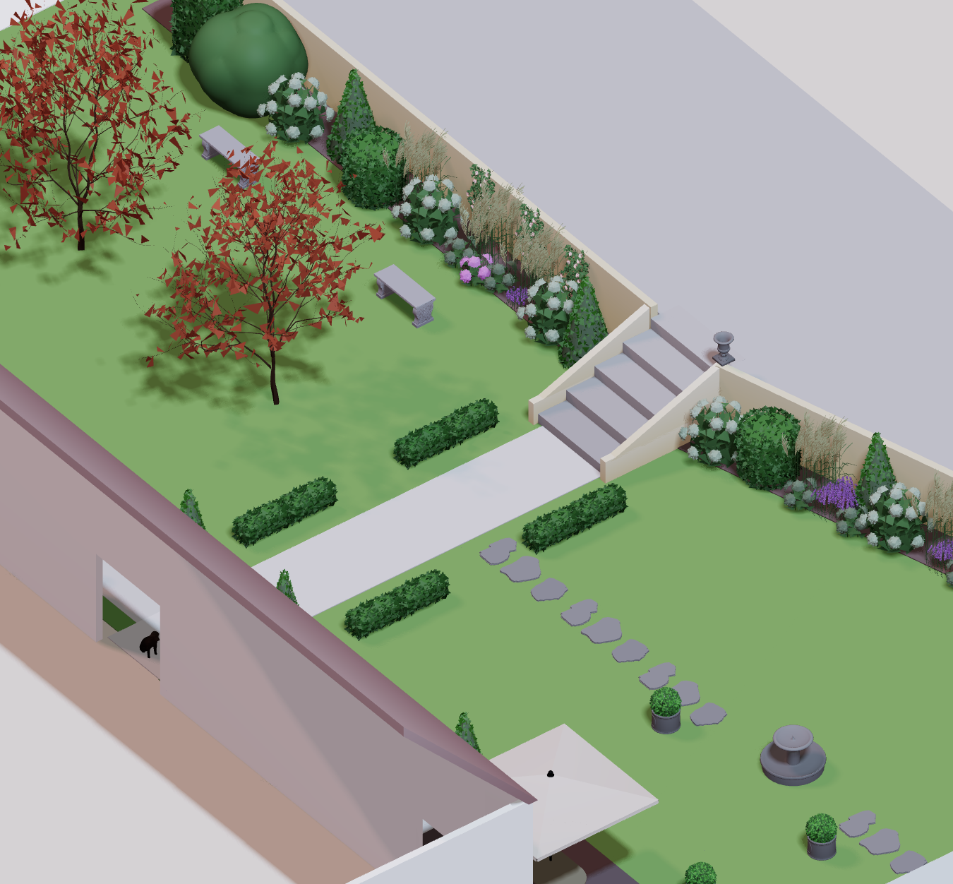 3D garden design in Arcadium