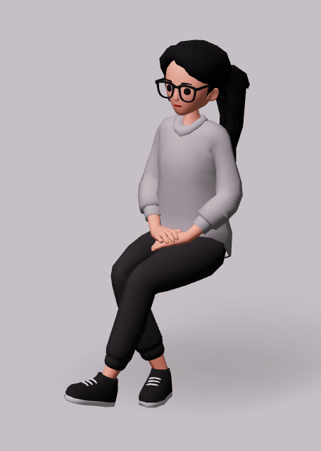 Girl Sitting 2