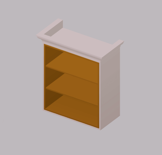 High cupboard open 60