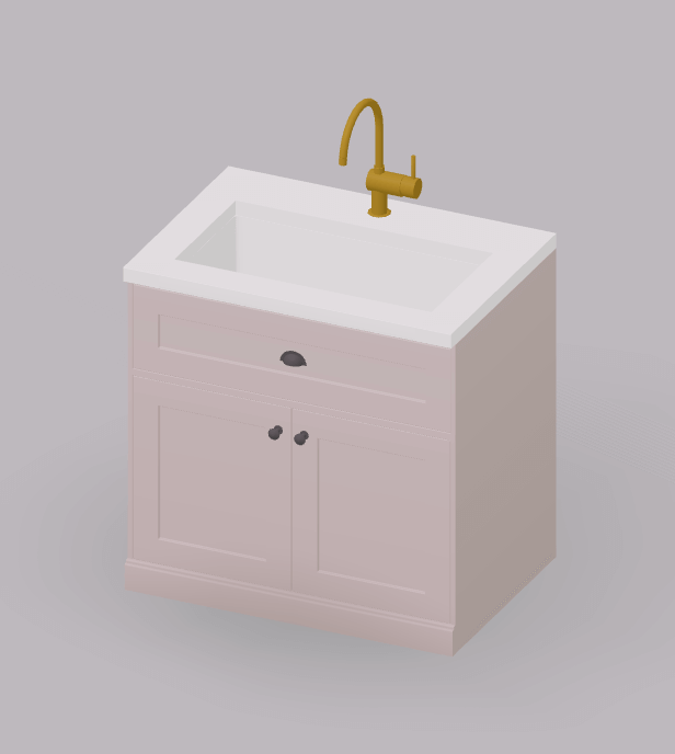 Inside sink 90