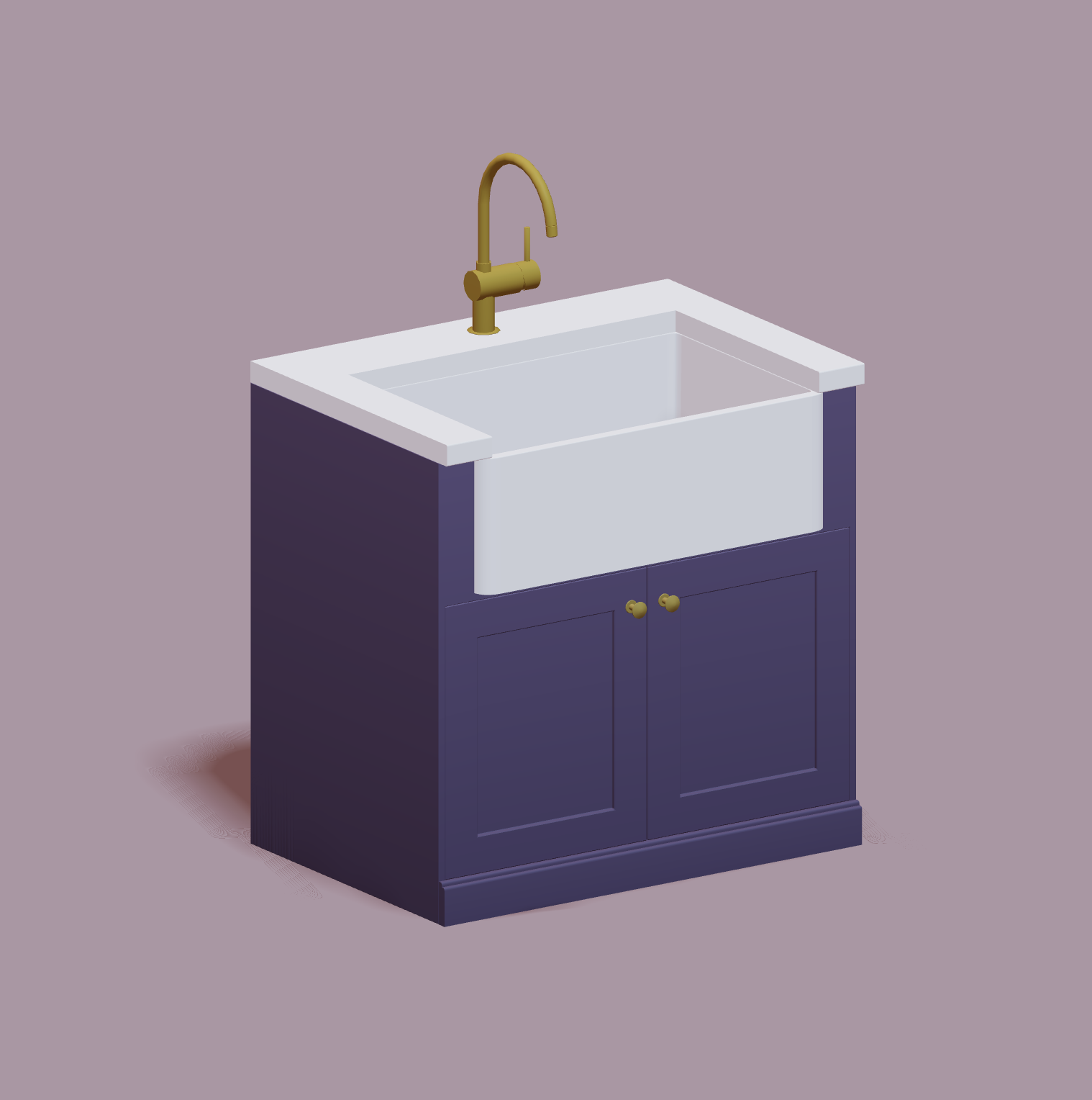 Kitchen design with sink and work triangle