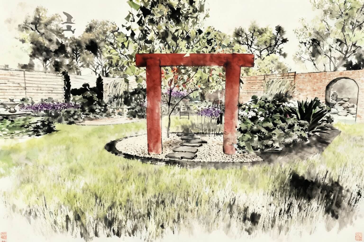 AI garden visualization