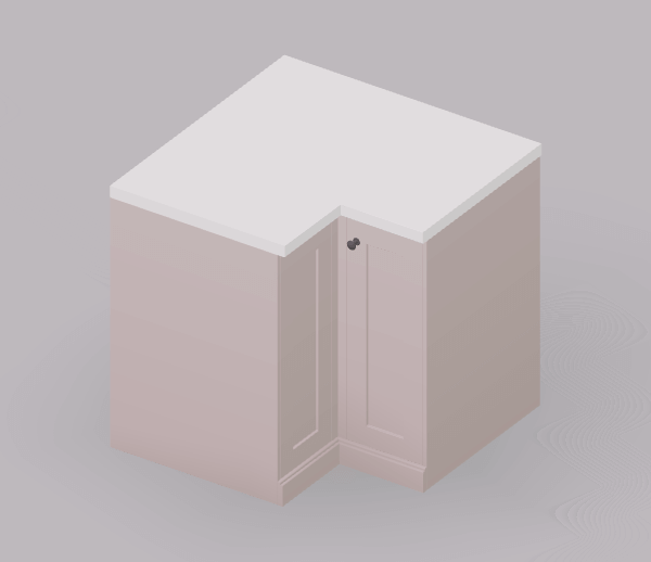 Low cupboard corner