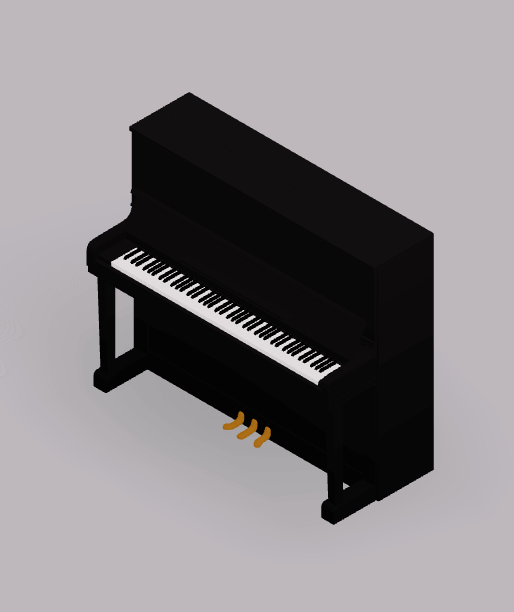 Piano upright