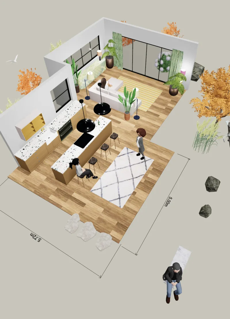 3D room design