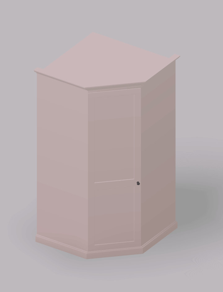 Tall cupboard corner