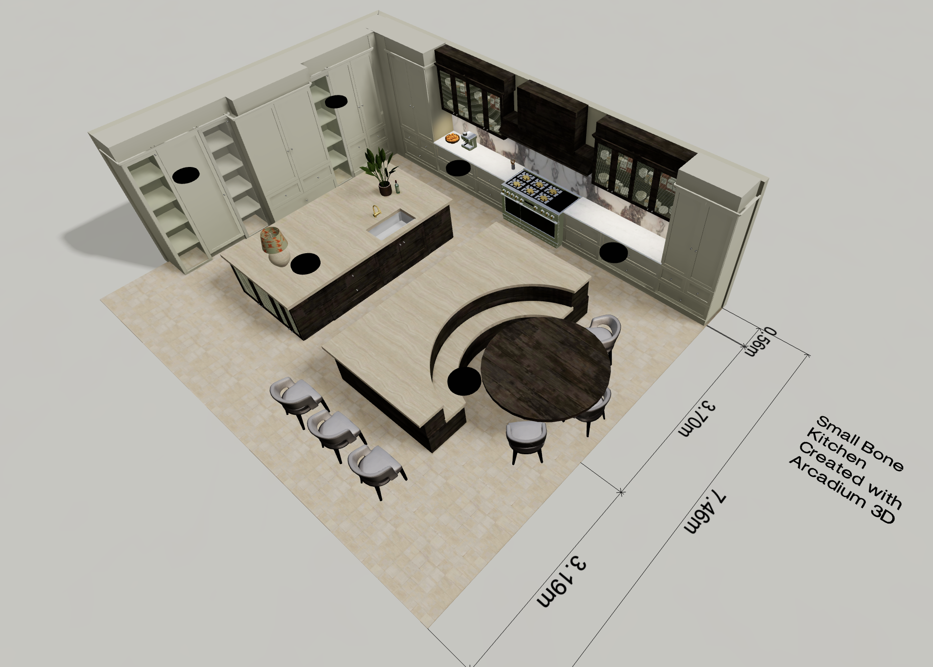 How to create a 3D kitchen design in under 30 minutes.