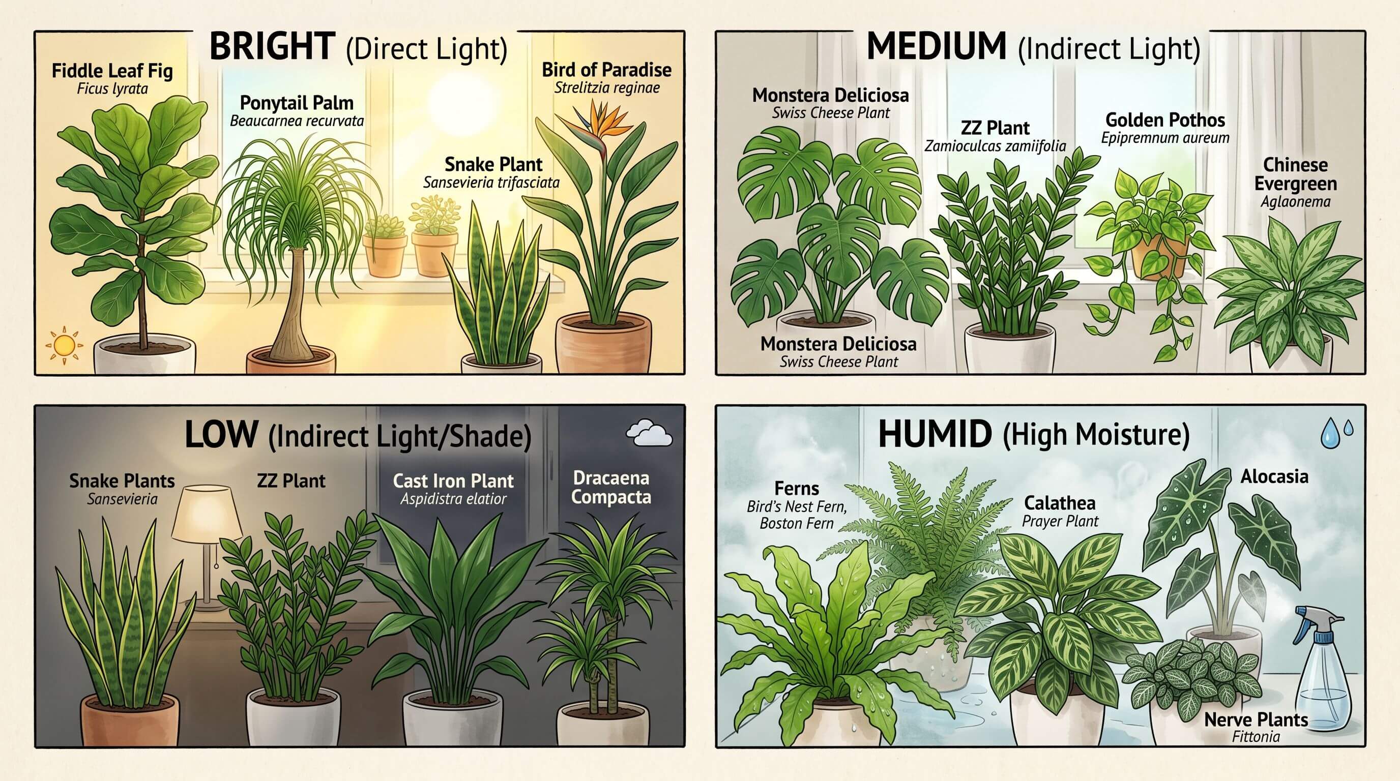 Best Plants for Each Room and Light Level.jfif